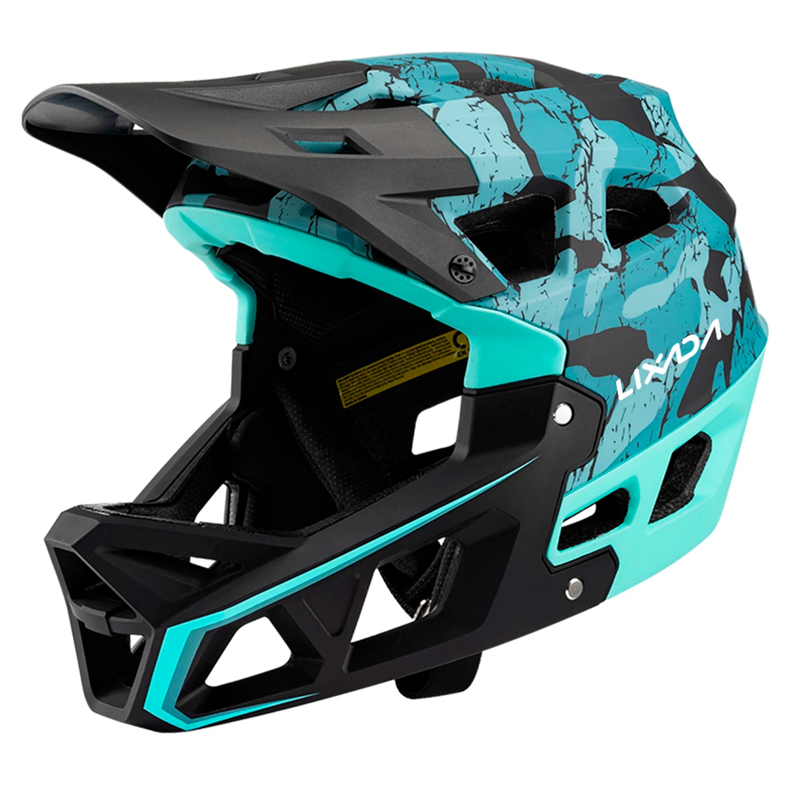Capacete integral LIXADA - Downhill, Enduro, BTT, BMX, Trotinete Capacete integral LIXADA - Downhill, Enduro, BTT, BMX, Trotinete